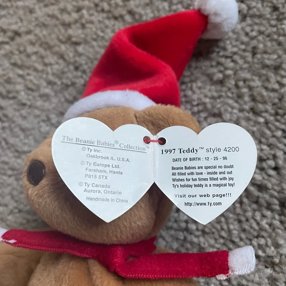 Ty Beanie Baby Christmas “Teddy” - Picture 3 of 7